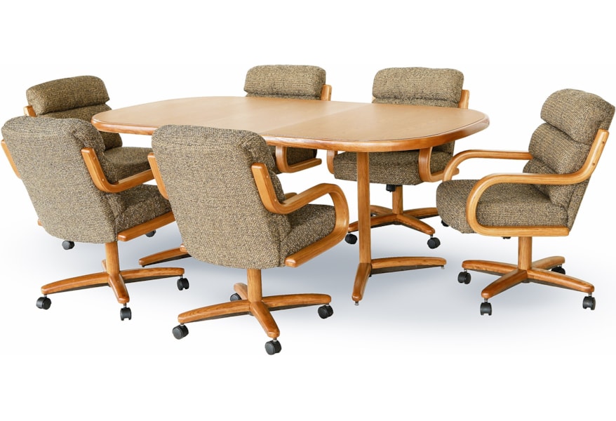 Rolling chairs for dining table Clearance